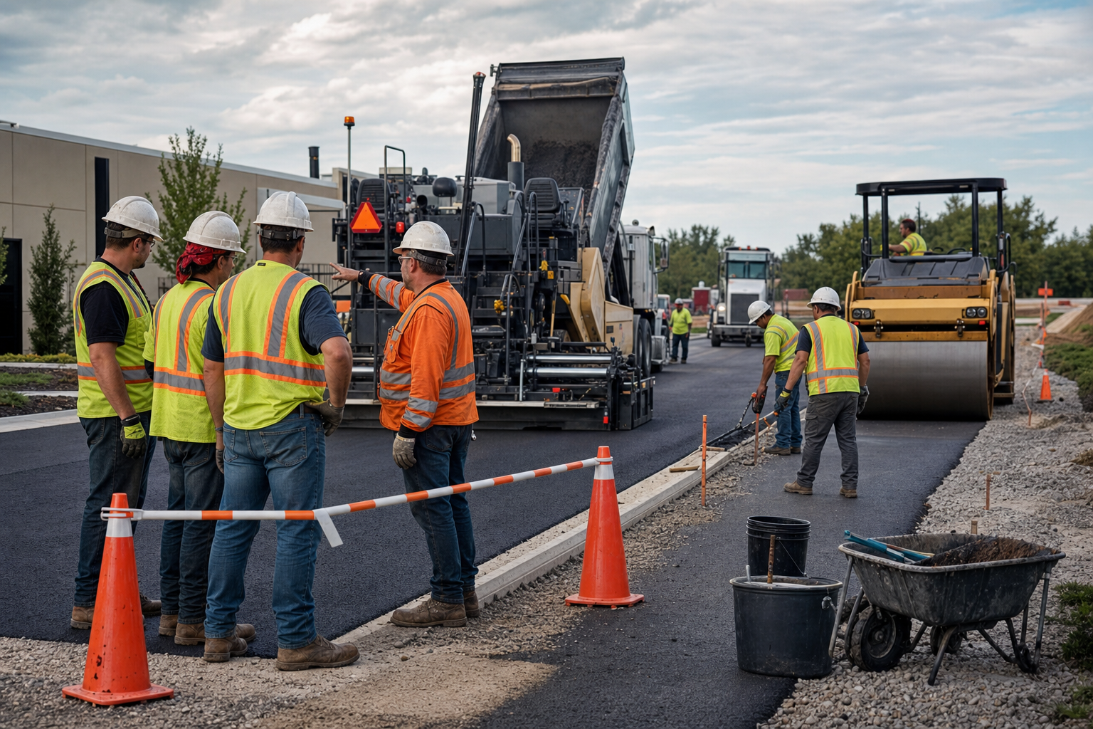 Asphalt Asphalt takeoff tree organized by scope of work placeholder