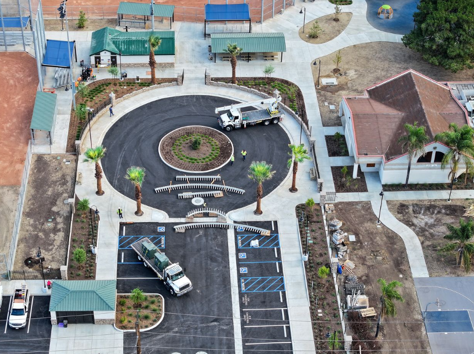 Hardscape paving and exterior site improvements